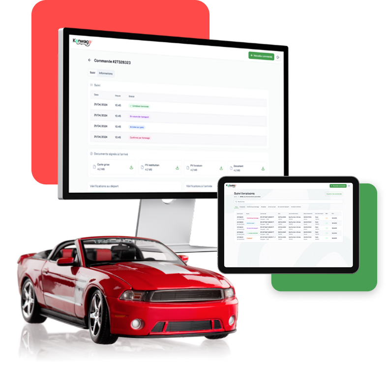 exemple d'interface de gestion Konwago